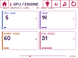 Orbit device UI: Gpu Engine