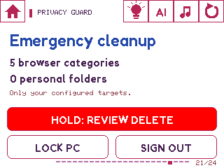 Orbit device UI: Review cleanup from Orbit